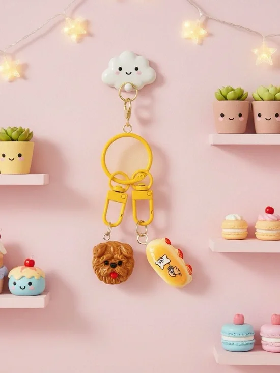 Cute Yellow Dog & hot dog