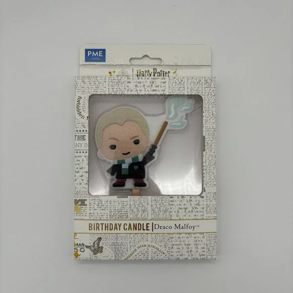 Harry Potter Birthday Candle, Draco Malfoy, Cupcake Cake Decoration Party NEW