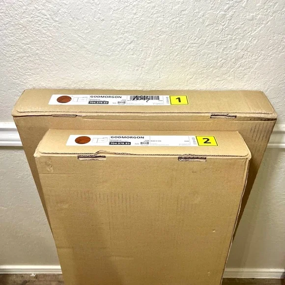 IKEA Brown GODMORGON Bathroom Vanity Cabinet 39 3/8 wide Box 1 and 2 Modern