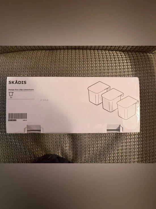 IKEA Storage Boxes for Pegboard