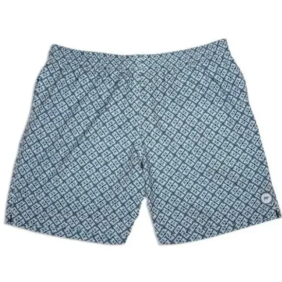 Southern Point Co Patterned Swim Trunks navy pattern size XL