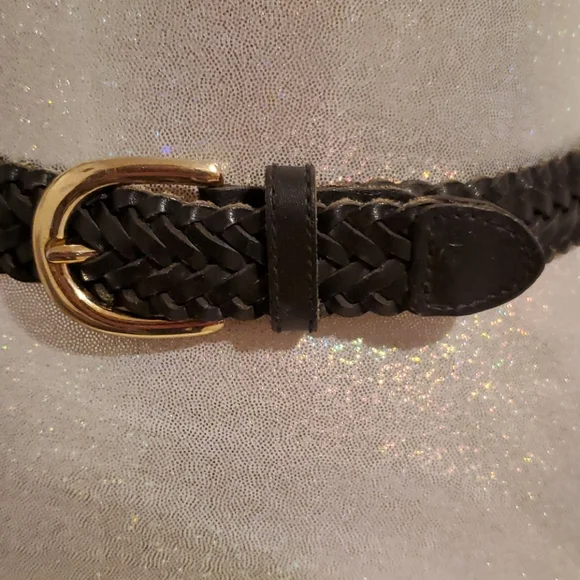 💞Braided leather belt