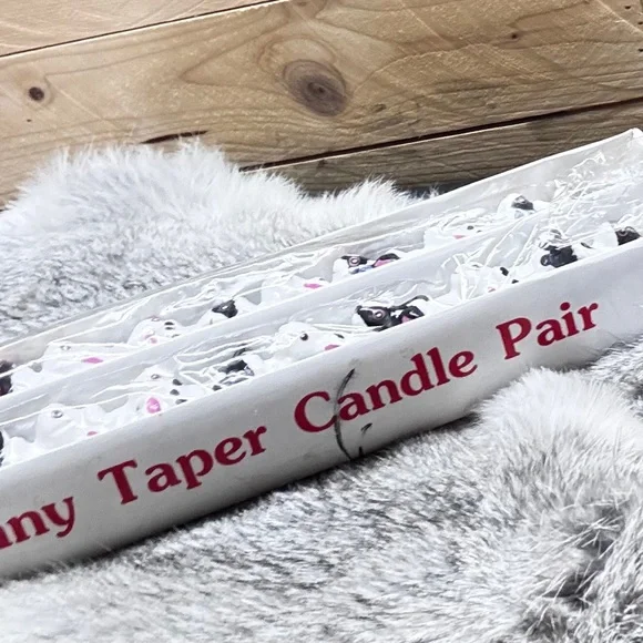 Dept 56 vintage Bunny Taper Candles
