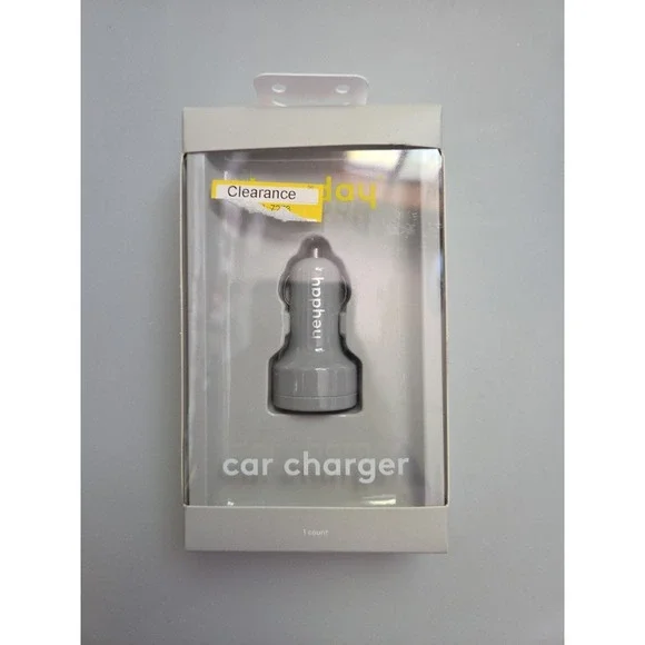 heyday 2-Port USB Car Charger Wild Dove New Damaged Packaging‎