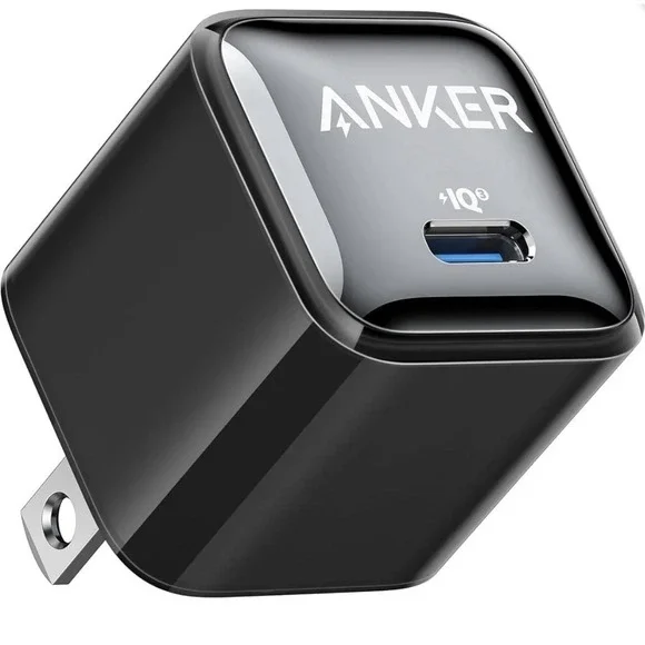 ANKER USB C CHARGER BLOCK 20W, 511 CHARGER ( NANO ) Comapct Fast Chager - Black