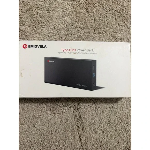 Emigvela 20000mAh Type-C PD 45W Power Bank‎ Fast Charger for Nintendo Switch