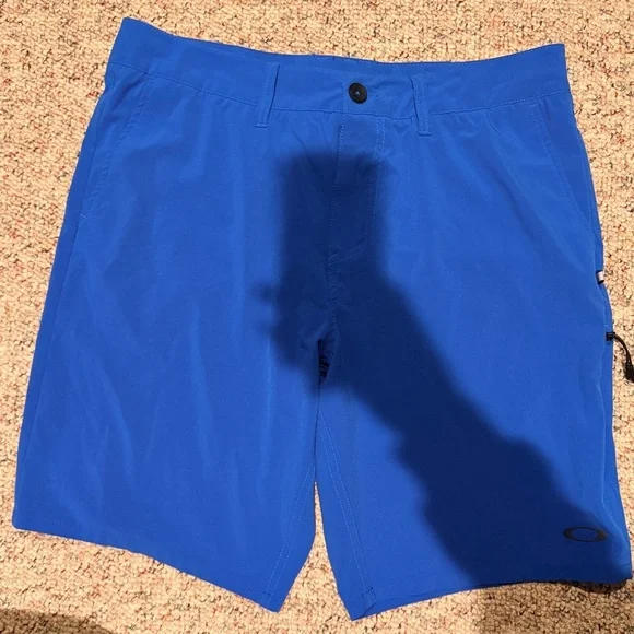 Oakley Men's Vibrant Blue Board Shorts