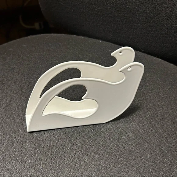 IKEA Partridge, heart napkin holder
