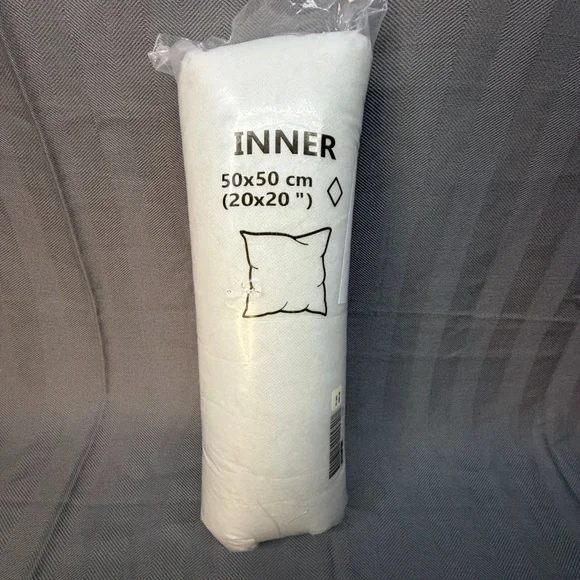 NWT IKEA INNER 20 x 20 pillow white