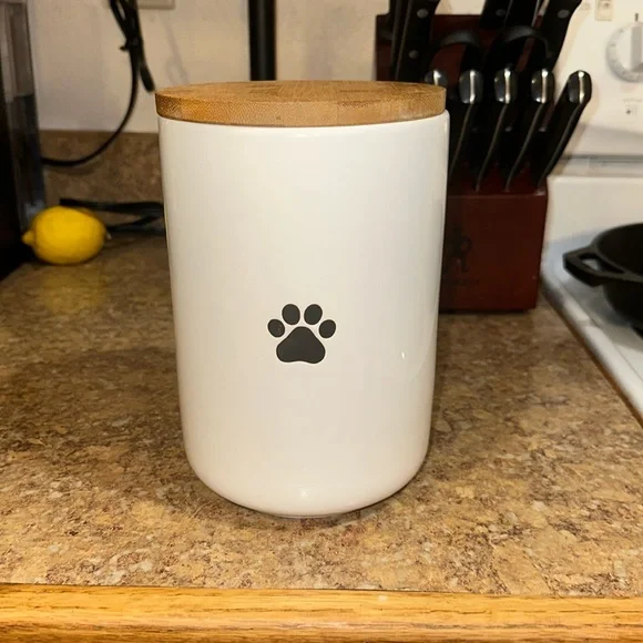 Dog treat container