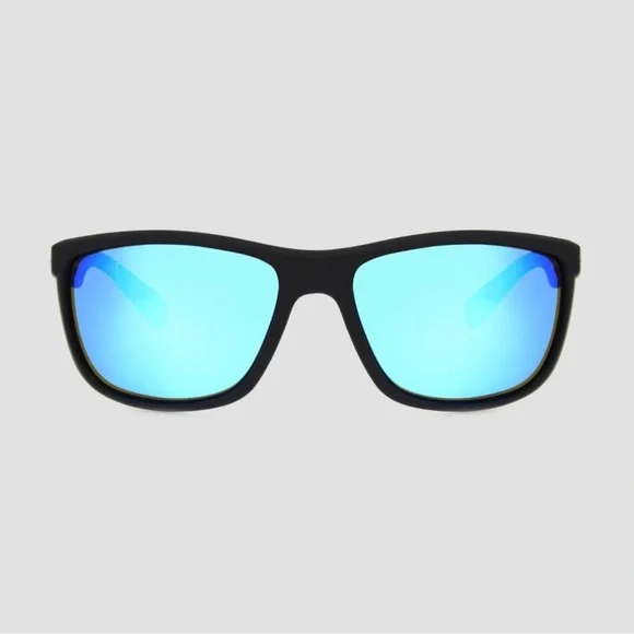 Polarized Black and Blue Sunglasses
