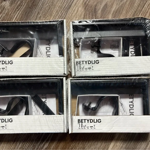 IKEA 1-inch rod holders (set of four)