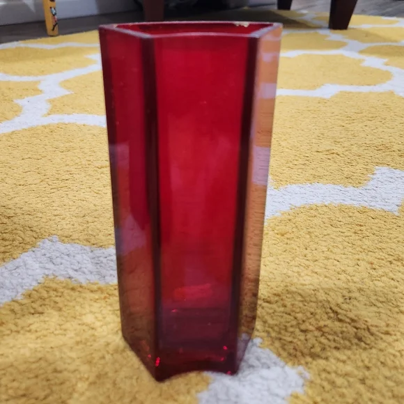 Set of three IKEA glass color vases