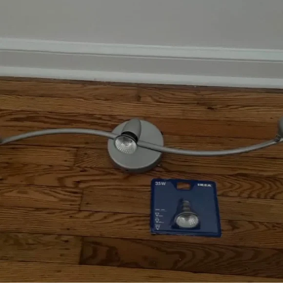 IKEA Modern Silver Lighting Fixture