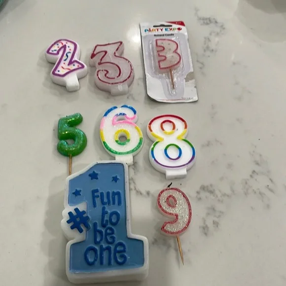 Birthday candles bundle