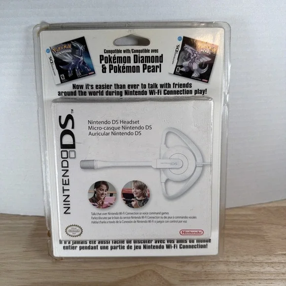 Nintendo DS Headset | White Pokemon Diamond/Pearl Compatible - Brand New Sealed