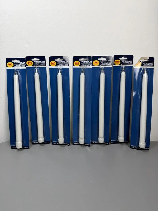 Luminessence SevenFlameless LED Taper Candles,10-1/2” **USA SELLER*FAST SHIPPING