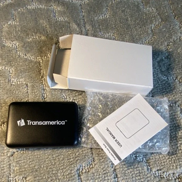 Transamerica 5000mAh Portable Power Bank Black USB Type-C Micro-USB PC1161