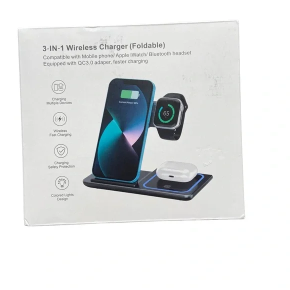 Wireless Charging Station 3 in 1 charger