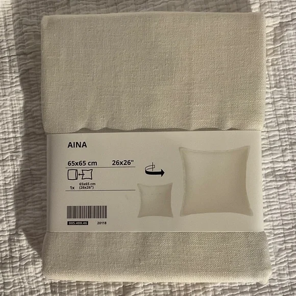 IKEA Cream Accent Pillow Cover