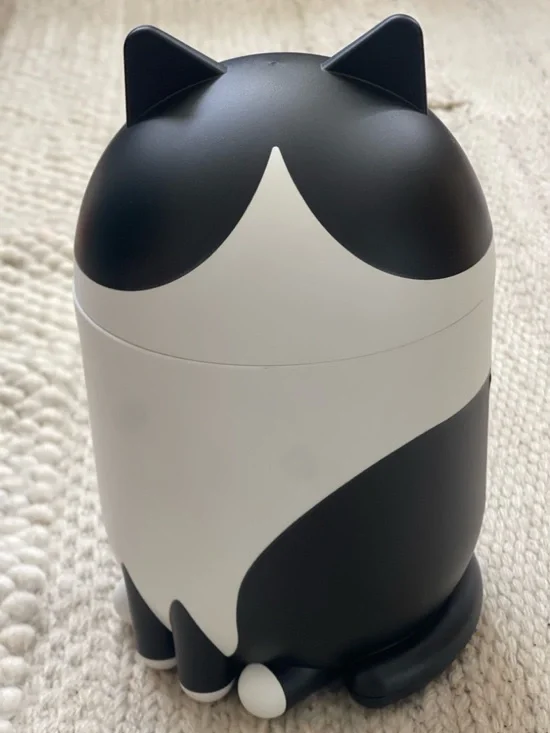 Ikea Black/White Cat Container