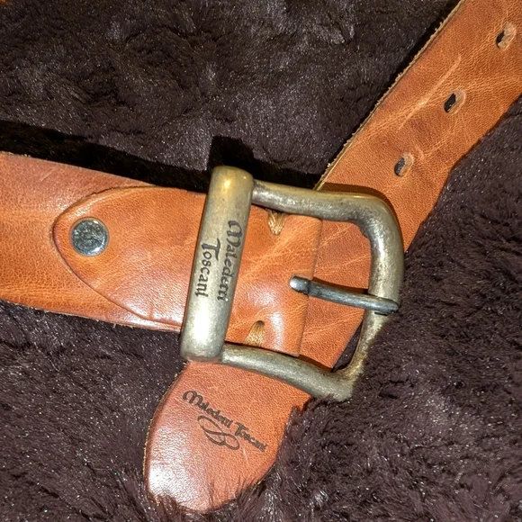 Brown Leather Children's Belt