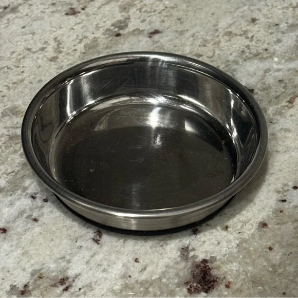 Stainless Steel Pet Bowl - Silver