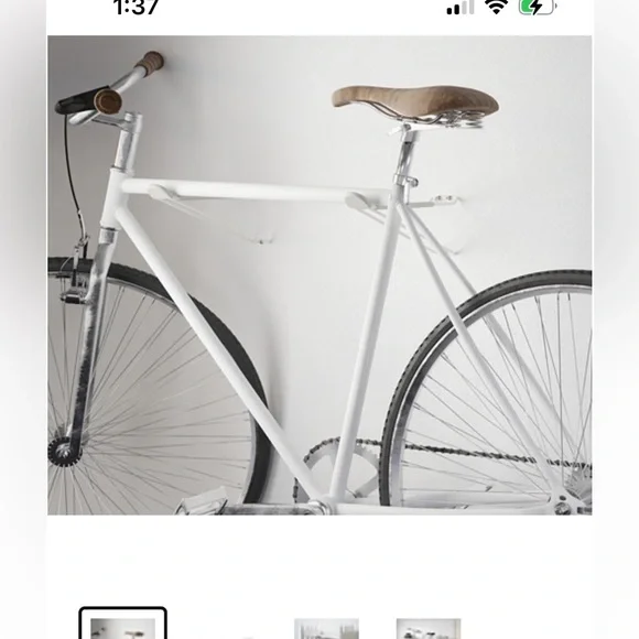 IKEA SKRÄLL White Bike Hook
