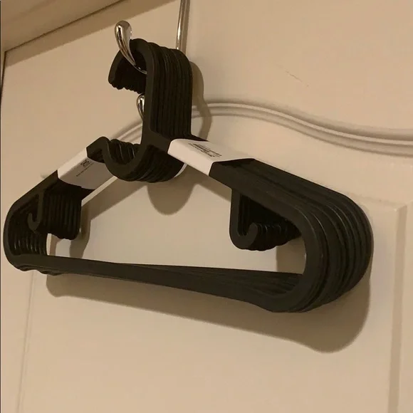Set of 10 IKEA hangers plastic Closet organizing