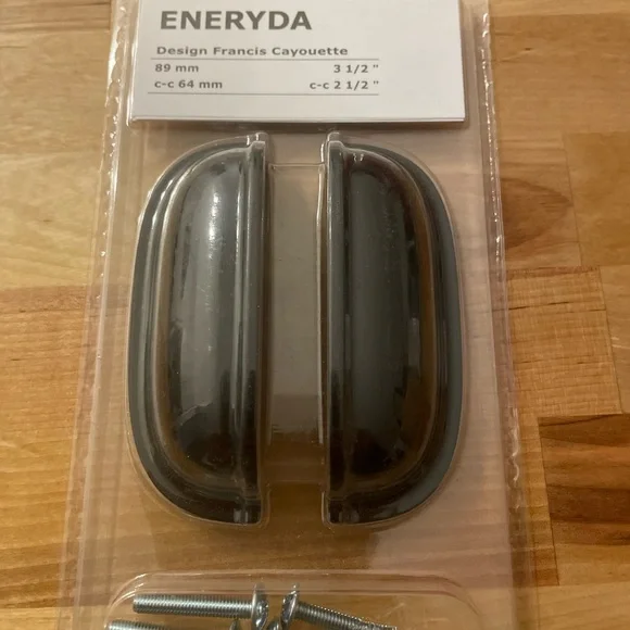 IKEA Black Cabinet Handles