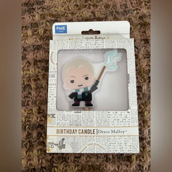 Harry Potter PME Birthday Candle Draco Malfoy Cupcake Cake Decoration Party NEW