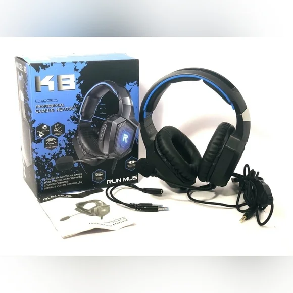 K3 Blue Gaming Headset