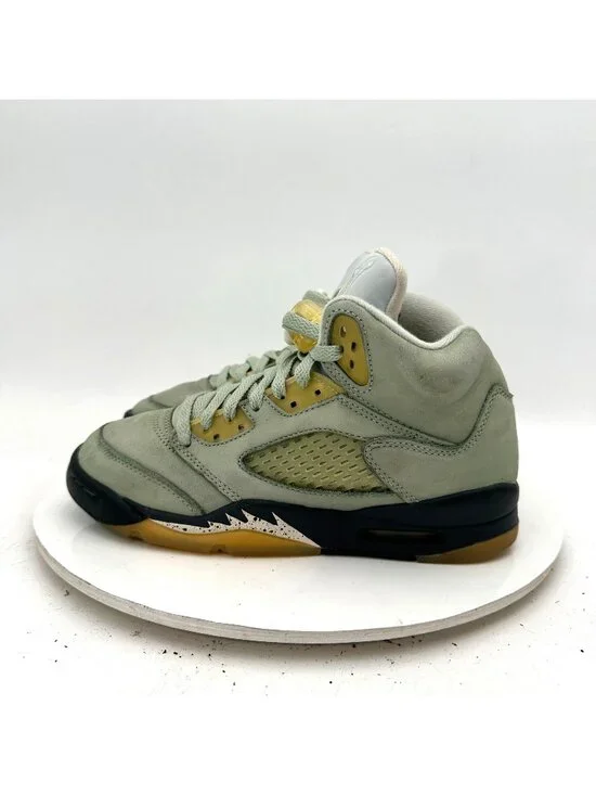 Nike Air Jordan 5 Youth Size 5Y Women 6.5 440888-300 Jade Horizon Green Shoes