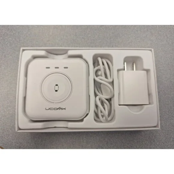 UComx Nano 3 In 1 Wireless Charger iPhone, Magnetic Foldable White New In Box