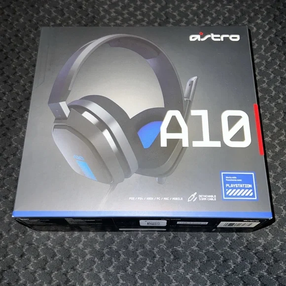 Astro A10 Wired Stereo Gaming Headset - Blue/black