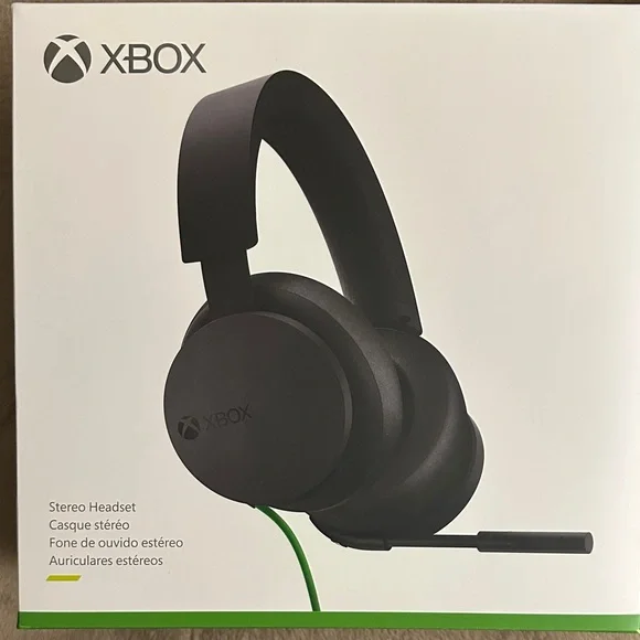Xbox Black Stereo Gaming Headset (New in box)