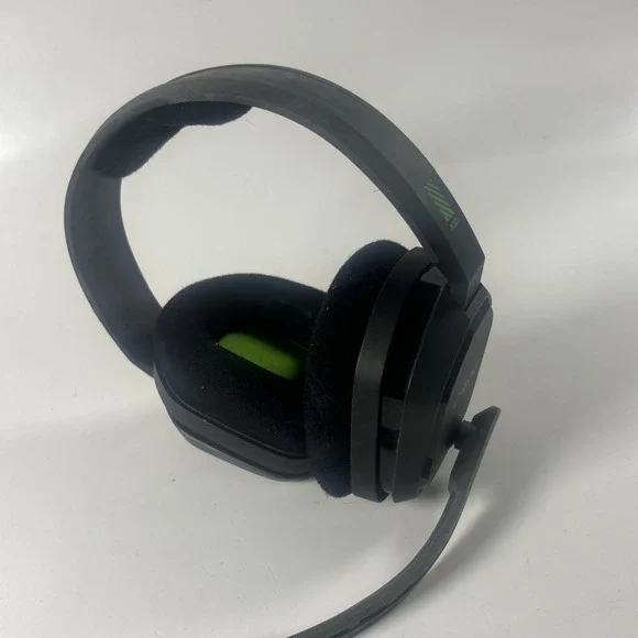Astro A10 Wired Gaming Headset Black Green Xbox/PS4 – Untested