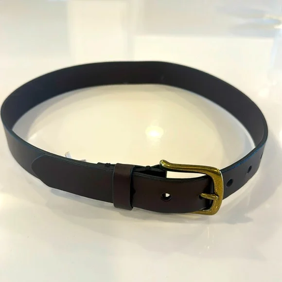 Gap Kids brown leather belt size L