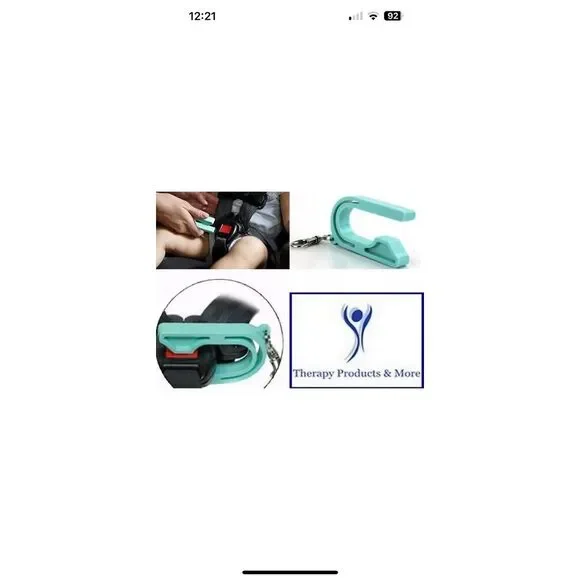Universal Easy Release Car Seat Unbuckle‎ Unlock Tool Key With Keychain