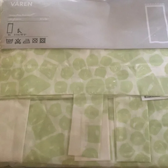 Ikea Varen curtains 57 x 98” set of 2 NWT