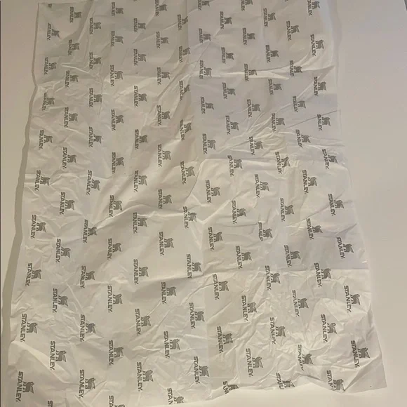 Stanley White Branded White and Gray Tissue Paper