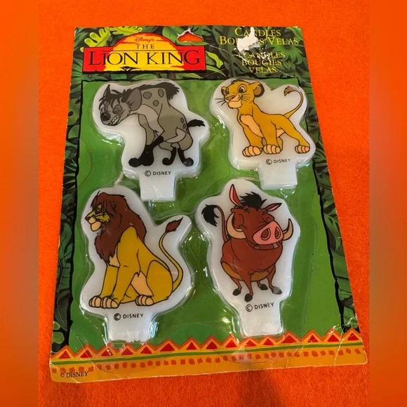 Vintage The Lion King candles