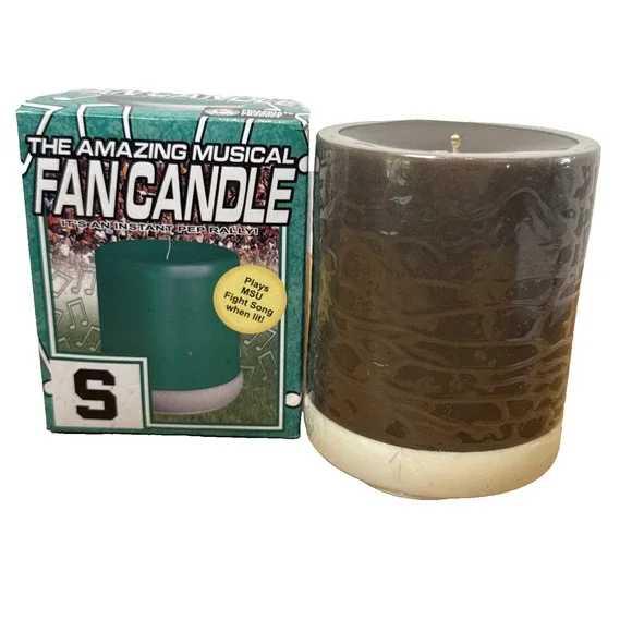 Michigan Spartans Musical Candle Plays MSU Fight Song When Lit