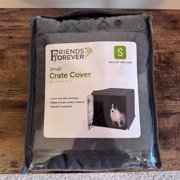 Friends Forever Small Crate Cover for 30in Crates - Grey
