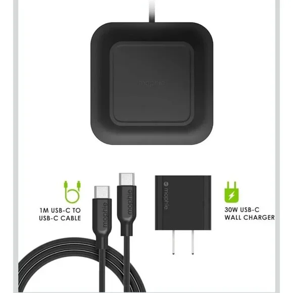 Mophie Universal Wireless Charge Pad - 15W Fast Charging for Qi-Enabled Devices,