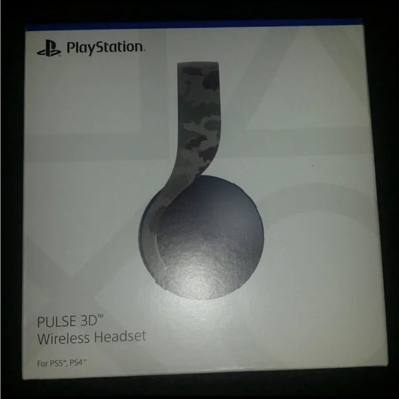 PlayStation 5 Pulse 3D Wireless Headset Camo Gray Brand New Sealed