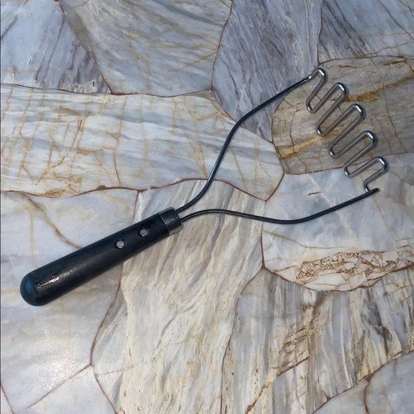 IKEA Black and Silver Potato Masher