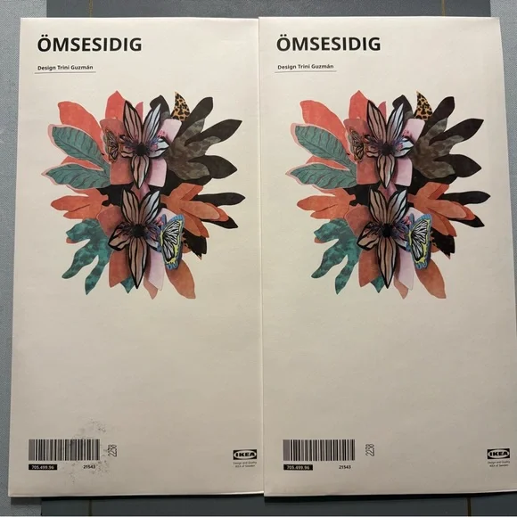 IKEA Ömsesidig Colorful Floral Art Prints