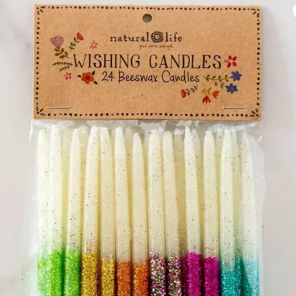 GLITTER WISHING CANDLES