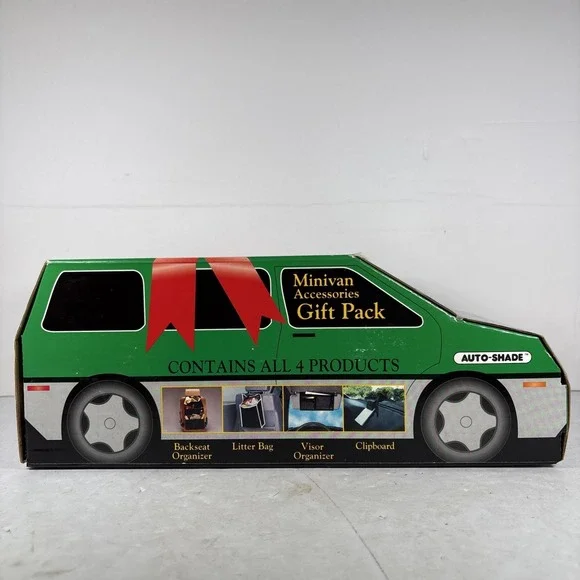 1994 Auto-Shade Minivan Accessories Gift Pack Car Shaped‎ Gift Box